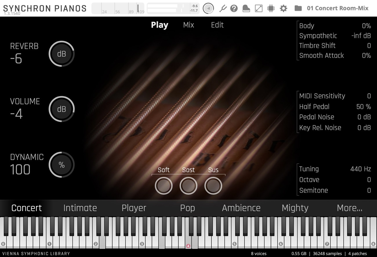 Boesendorfer Essentials GUI