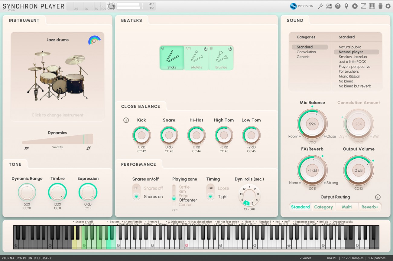 Jazz Drums GUI