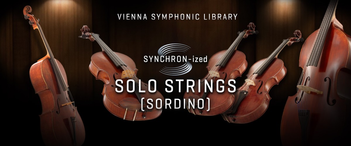 SYNCHRON-ized Solo Strings Sordino Banner