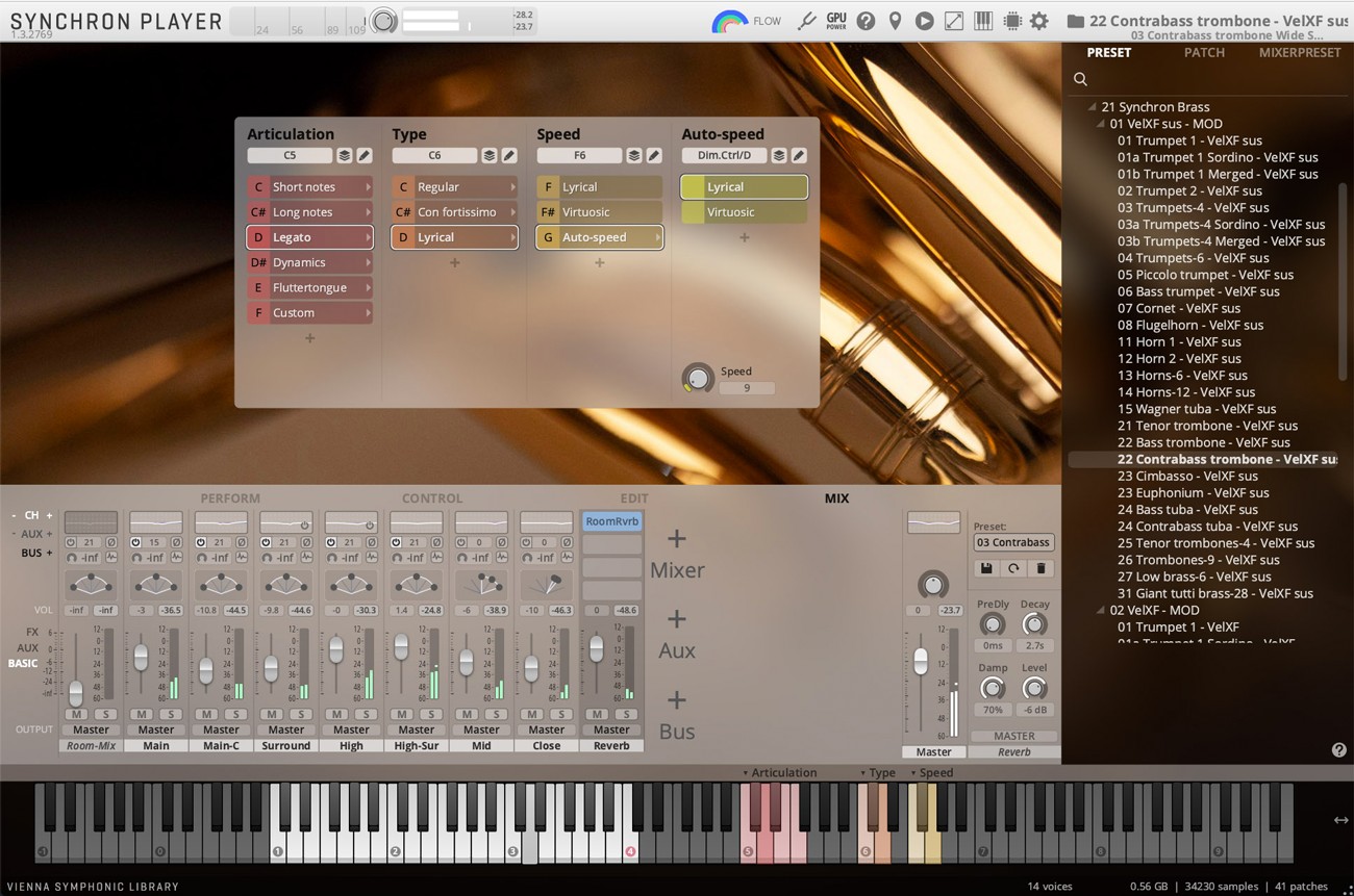 Contrabass Trombone GUI