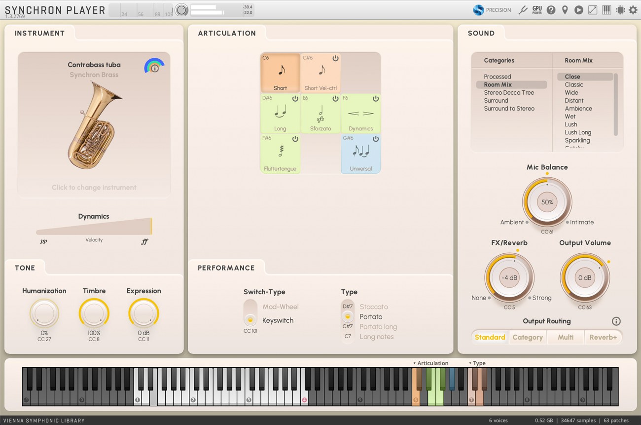 Contrabass Tuba Flow View