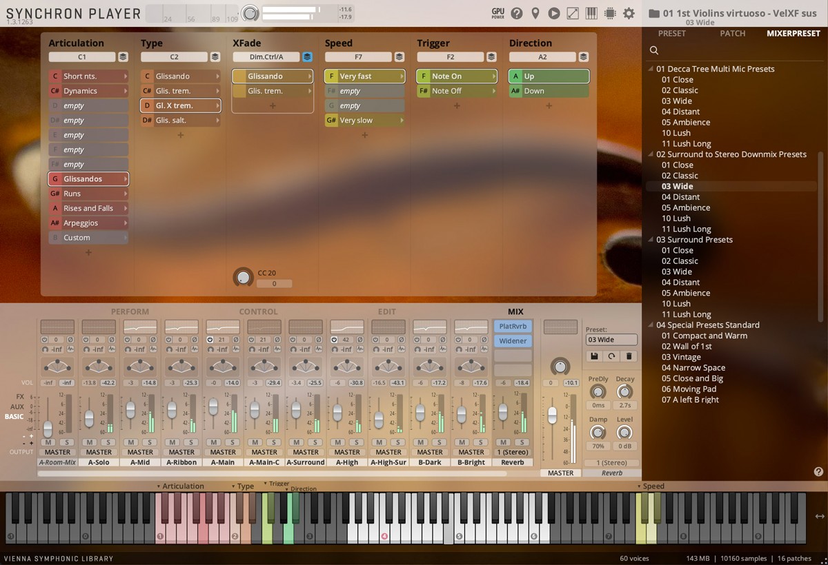 Duality Strings Virtuoso GUI