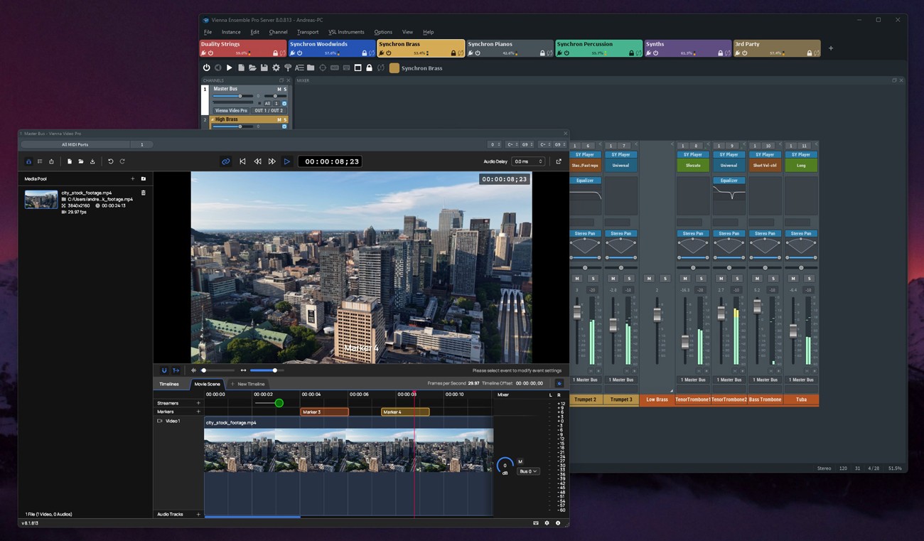 Vienna Ensemble Pro 8V GUI
