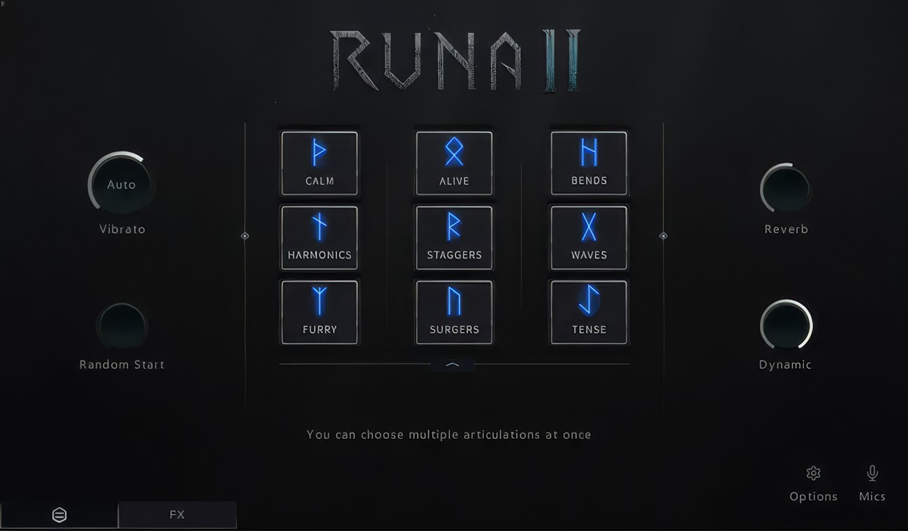 Runa II GUI