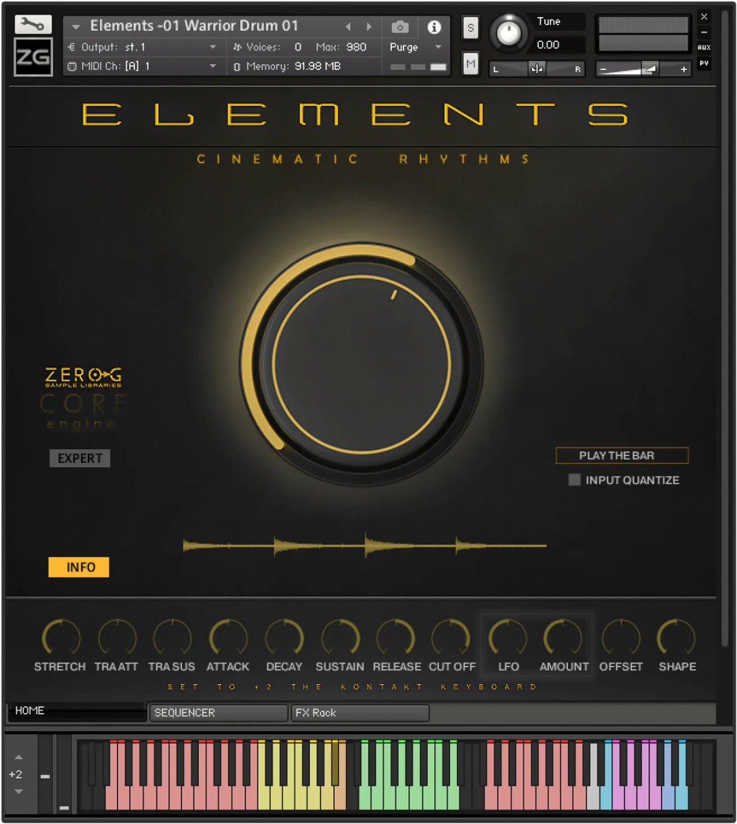 Elements - Cinematic Rhythms GUI