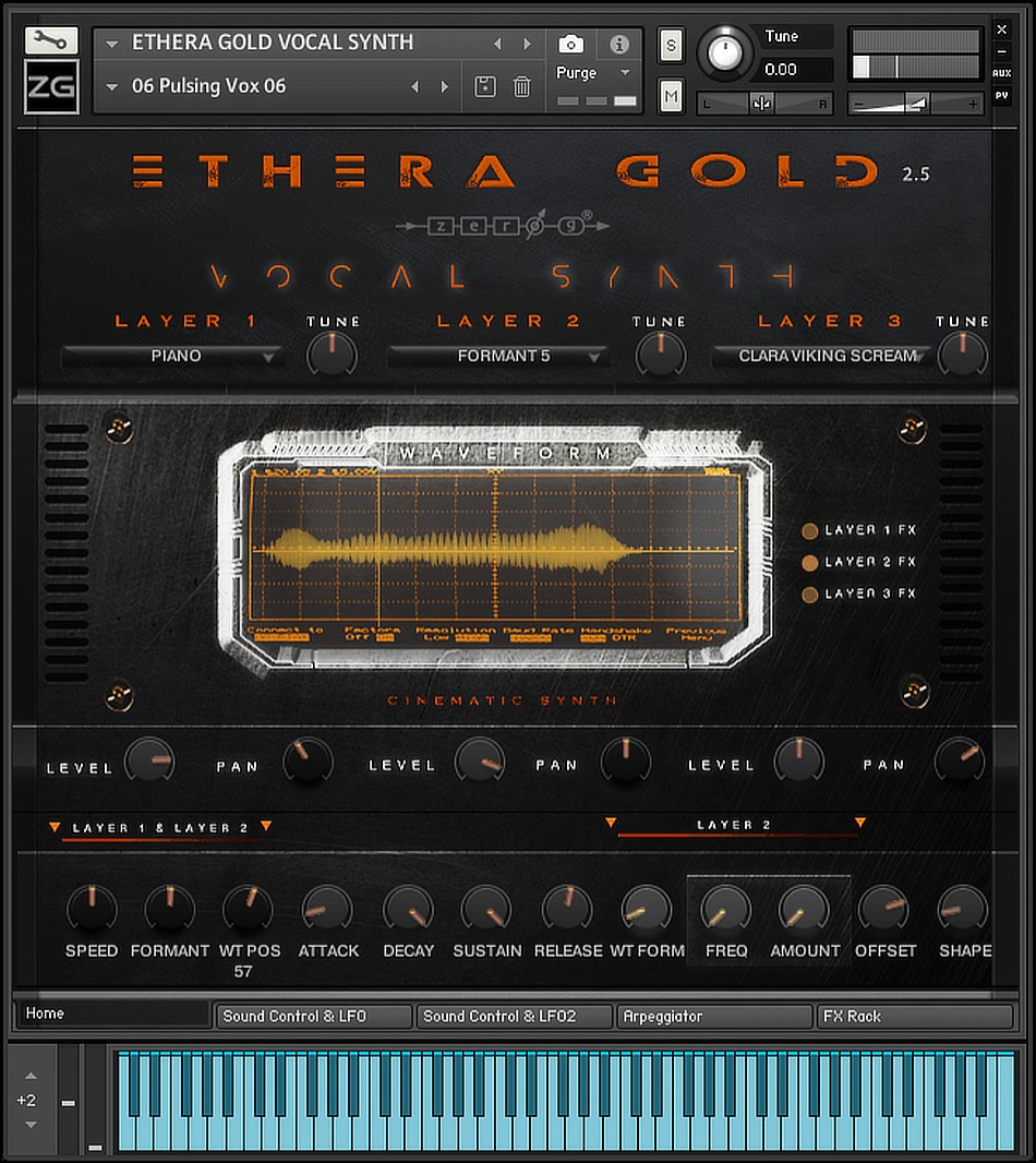 Ethera Gold 2.5 GUI