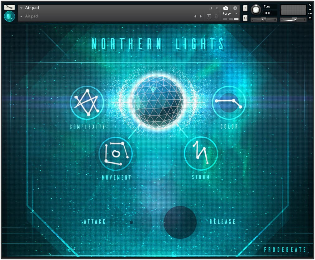 Northern Lights PAd Machine Interface