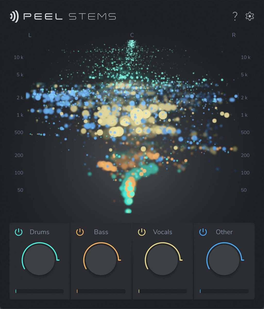 Peel Stems 2 Main GUI