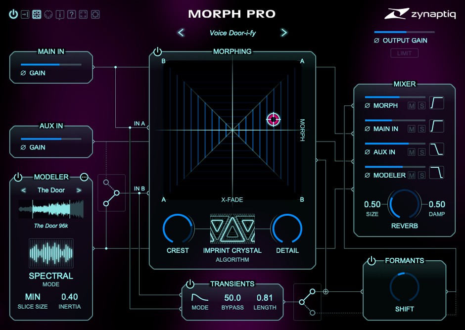 Morph 3 Pro GUI Screen