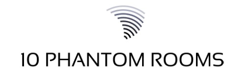 10 Phantom Rooms Logo