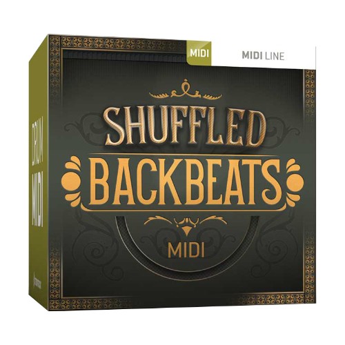 Drum Midi Shuffled Backbeats