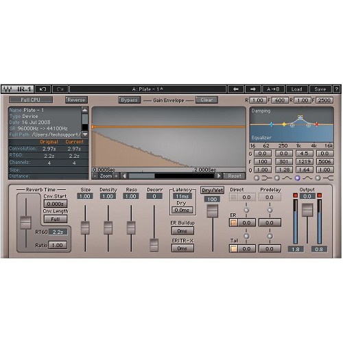 IR-1 Convolution Reverb