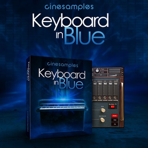 Keyboard in Blue