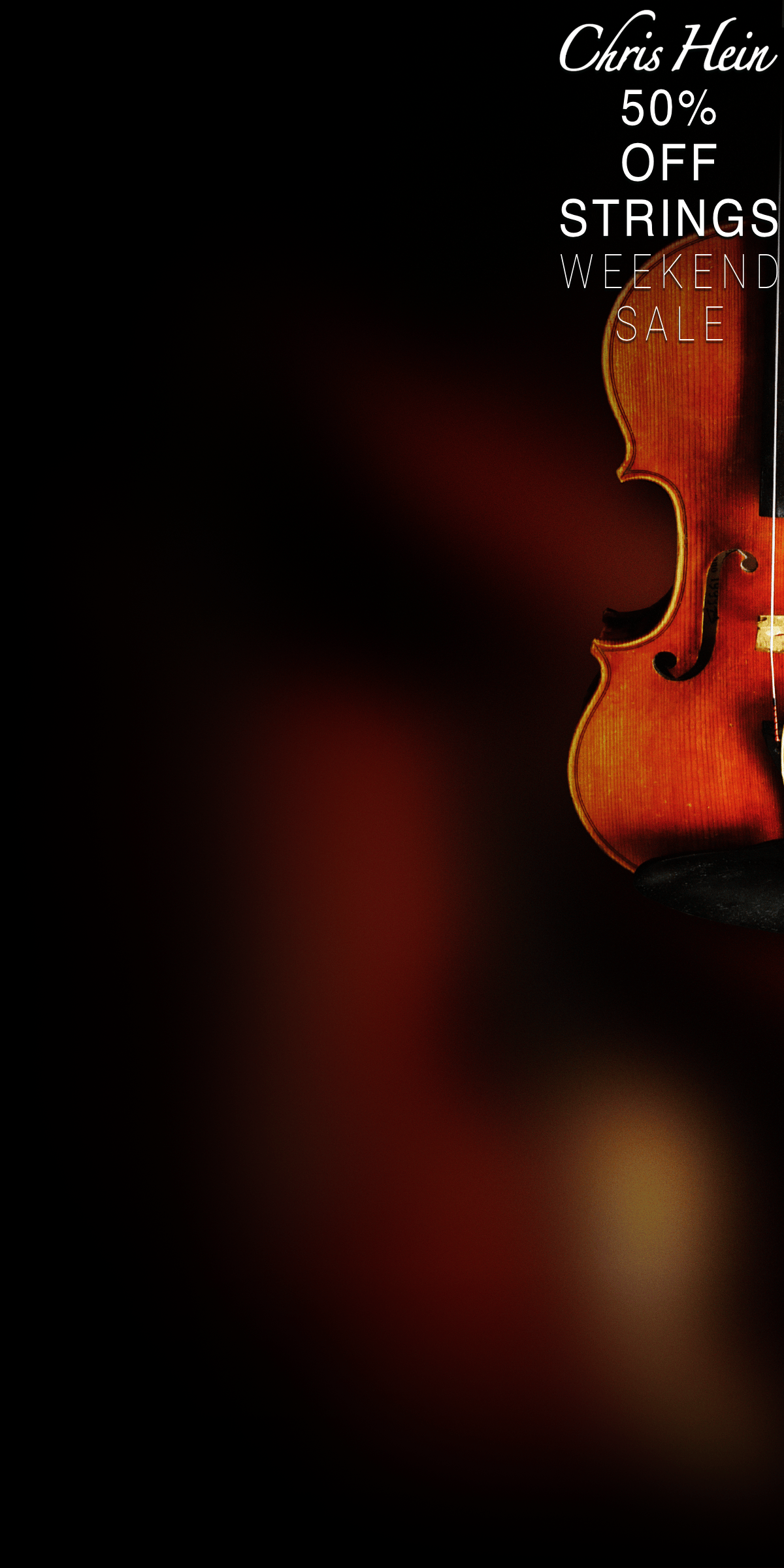 Chris Hein Strings Flash Sale