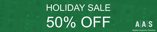 AAS - Holiday Sale - 50% OFF