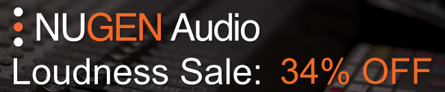 Nugen Audio Loudness Sale - 34% Off