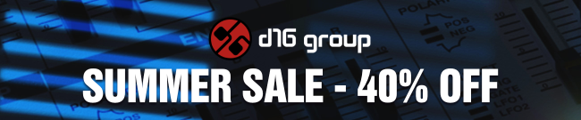 D16 - Summer Sale - 40% Off