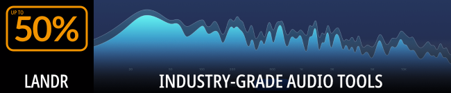 LANDR - Up to 50% Off