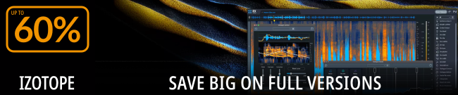 iZotope - Up to 60% Off