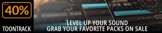 Toontrack - Up to 40% Off