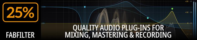 FabFilter - 25% Off