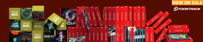 Toontrack - MIDI Packs Sale