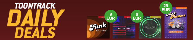 Toontrack Daily Deals - Funk Friday