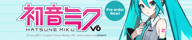 Pre-Order Special: Hatsune Miku V6 Voicebank