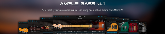 Ample Sound - 25% Off Basses