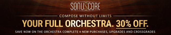 Sonuscore - 30% Off The Orchestra Complete