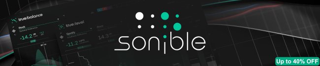 Sonible - Spring Sale - Up to 40% Off