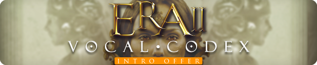 Engine Audio: 35% Off ERA II Vocal Codex