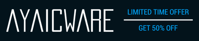 Ayaicware: 50% Off