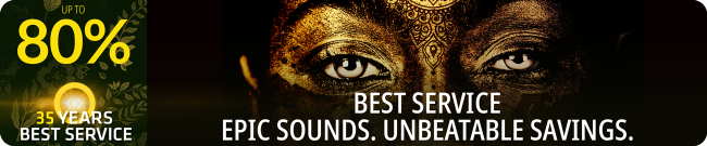 35th Anniversary - Up to 80% Off Instruments