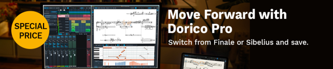 Steinberg: Dorico Pro 6 Crossgrade Offer