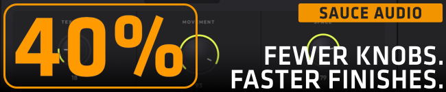 Sauce Audio: 40% Off