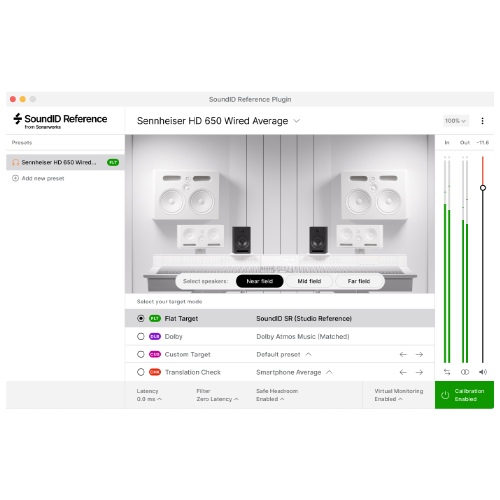 SoundID Reference Virtual Monitoring