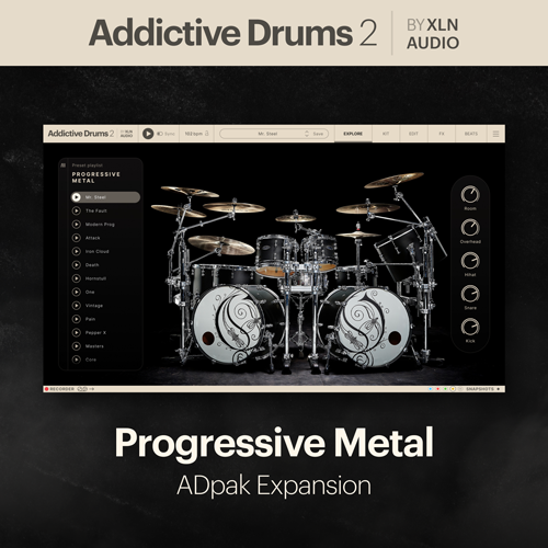 Addictive Drums 2 Progressive Metal ADPak