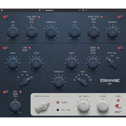 Stereophonic EQP