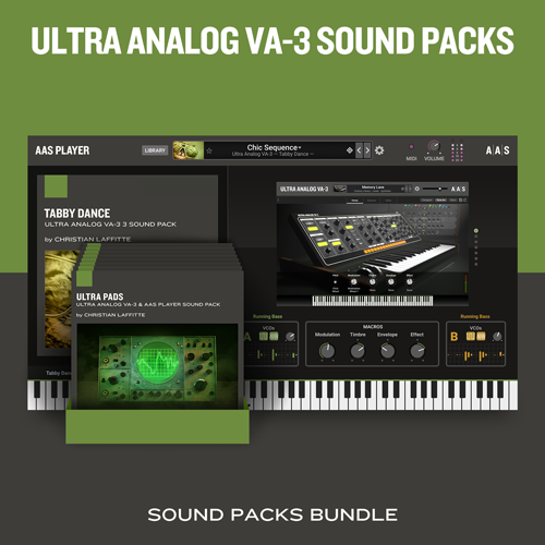 Ultra Analog VA-3 Sound Packs Bundle