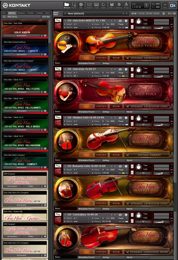 Solo Strings Complete GUI