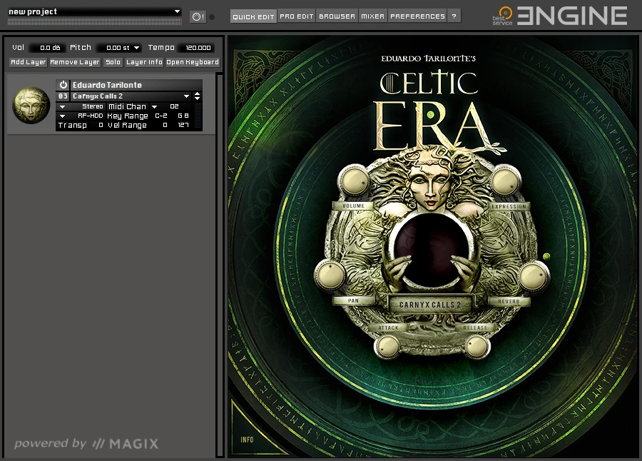 Celtic Era GUI Screen 1