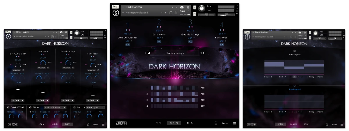 Dark Horizon GUI Art 1