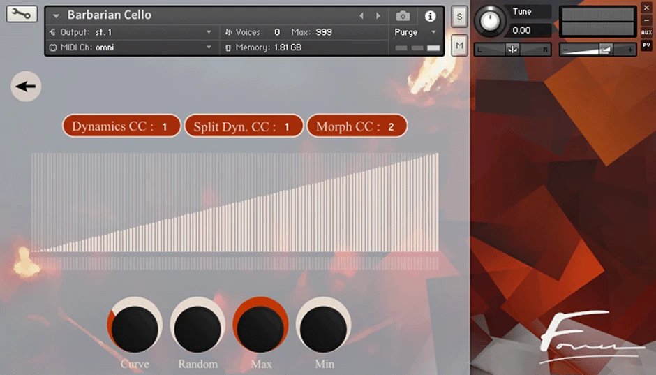 Barbarian Cello GUI 2