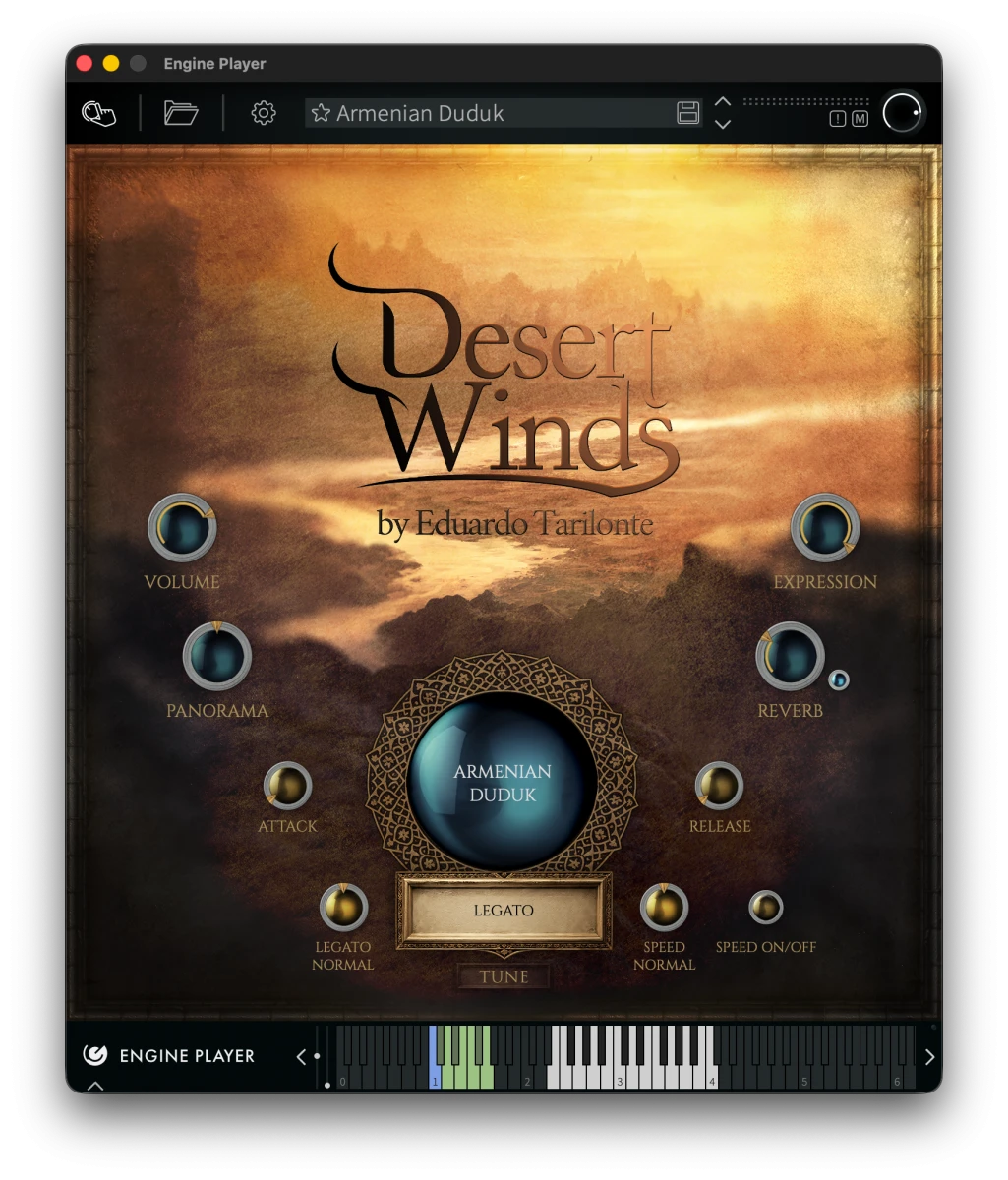 Engine Player Armenian Duduk GUI