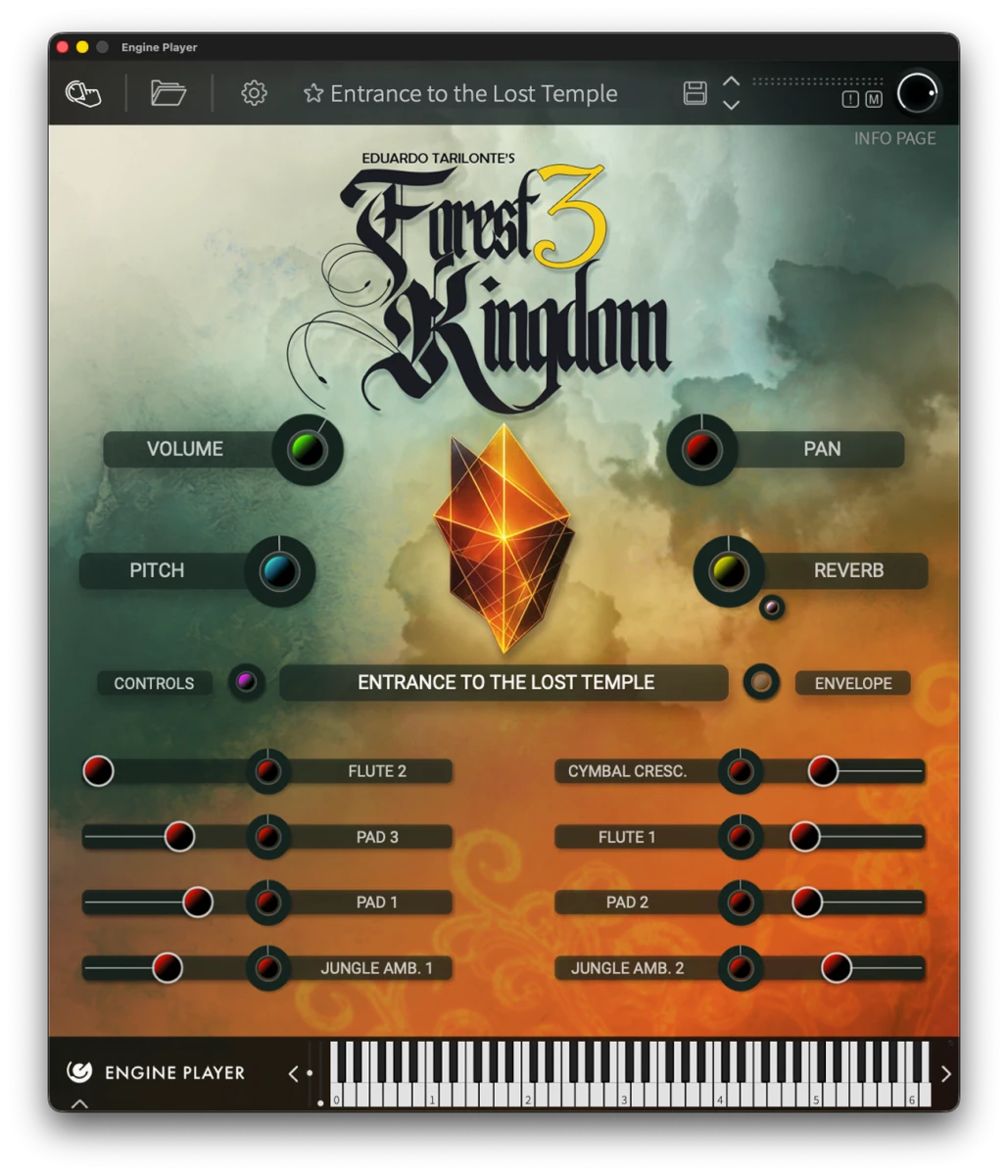 Forest Kingdom 3 - Soundscapes Engine Player 操作介面