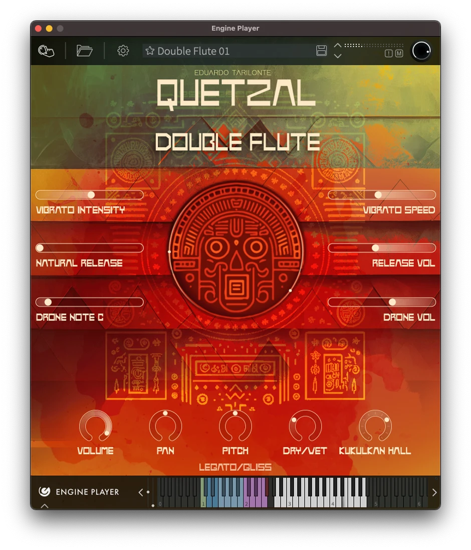 Quetzal Double Flute GUI