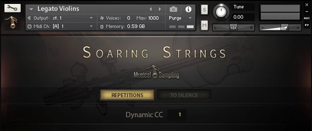 Soaring Strings GUI