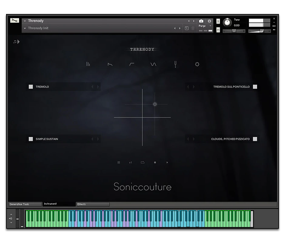 Threnody Strings GUI