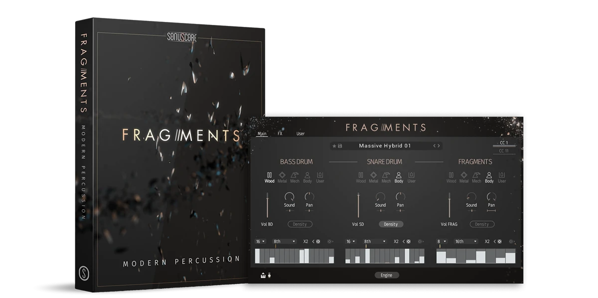 Sonuscore Fragements Box and GUI Banner